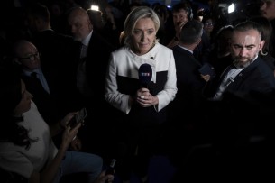 Marine Le Pen (AP Photo/Louise Delmotte)