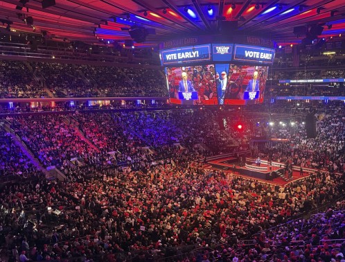 Comizio di Trump di Madison Square, Ap