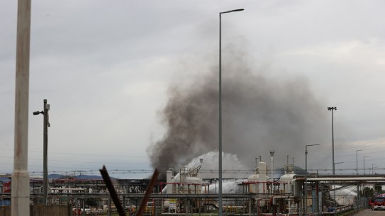 Fire at Eni plant put out (2)